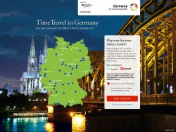 Kampagne „Deutschland-Zeitreise“ in Form einer Facebook-App
