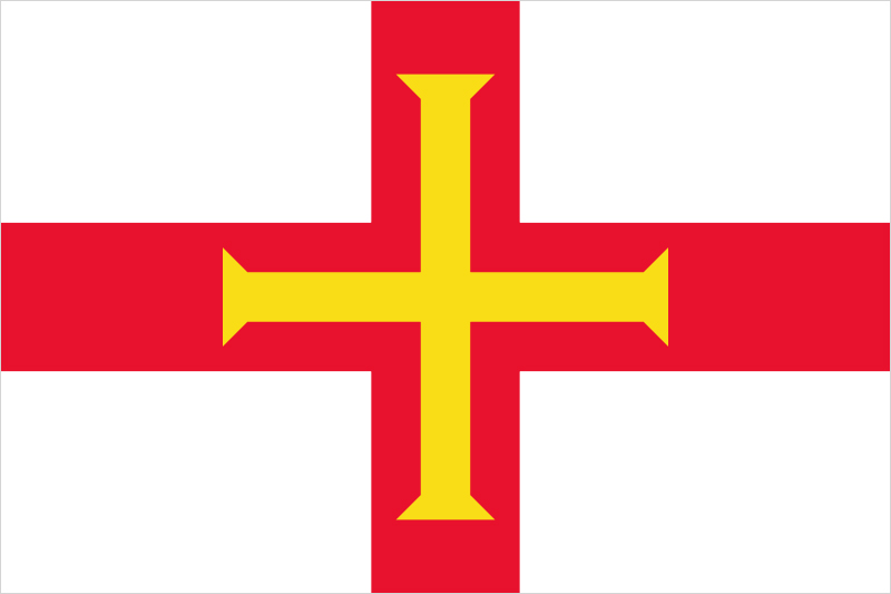 Flagge von Guernsey