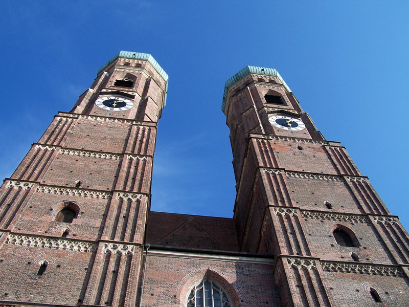 Eines der Wahrzeichen von München – die Frauenkirche