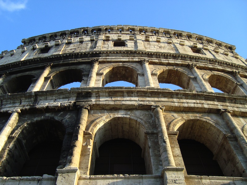 Das Kolosseum in Rom, Italien