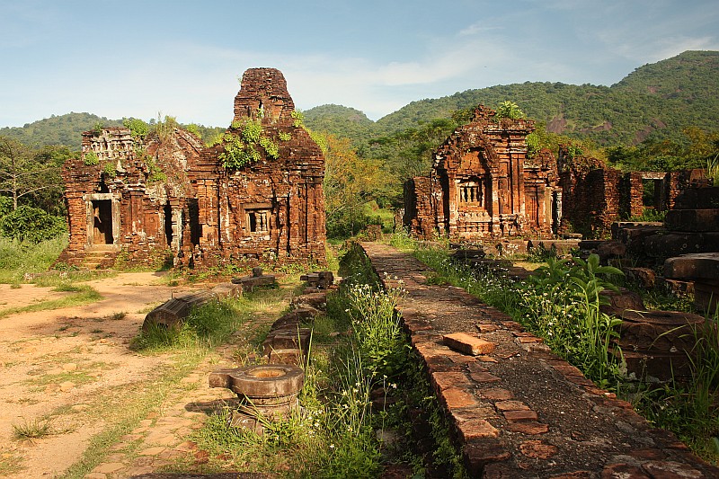 Tempelruinen in Vietnam