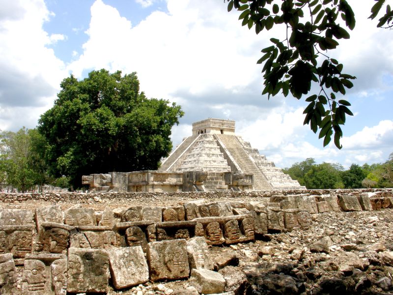 Mayatempel auf der Yucatan-Halbinsel
