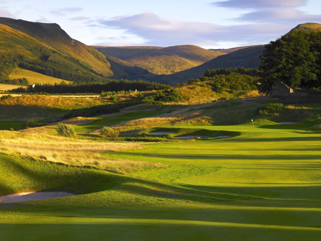 Der berühmte Golfplatz King's Course des Gleneagles Spa & Golf Resort