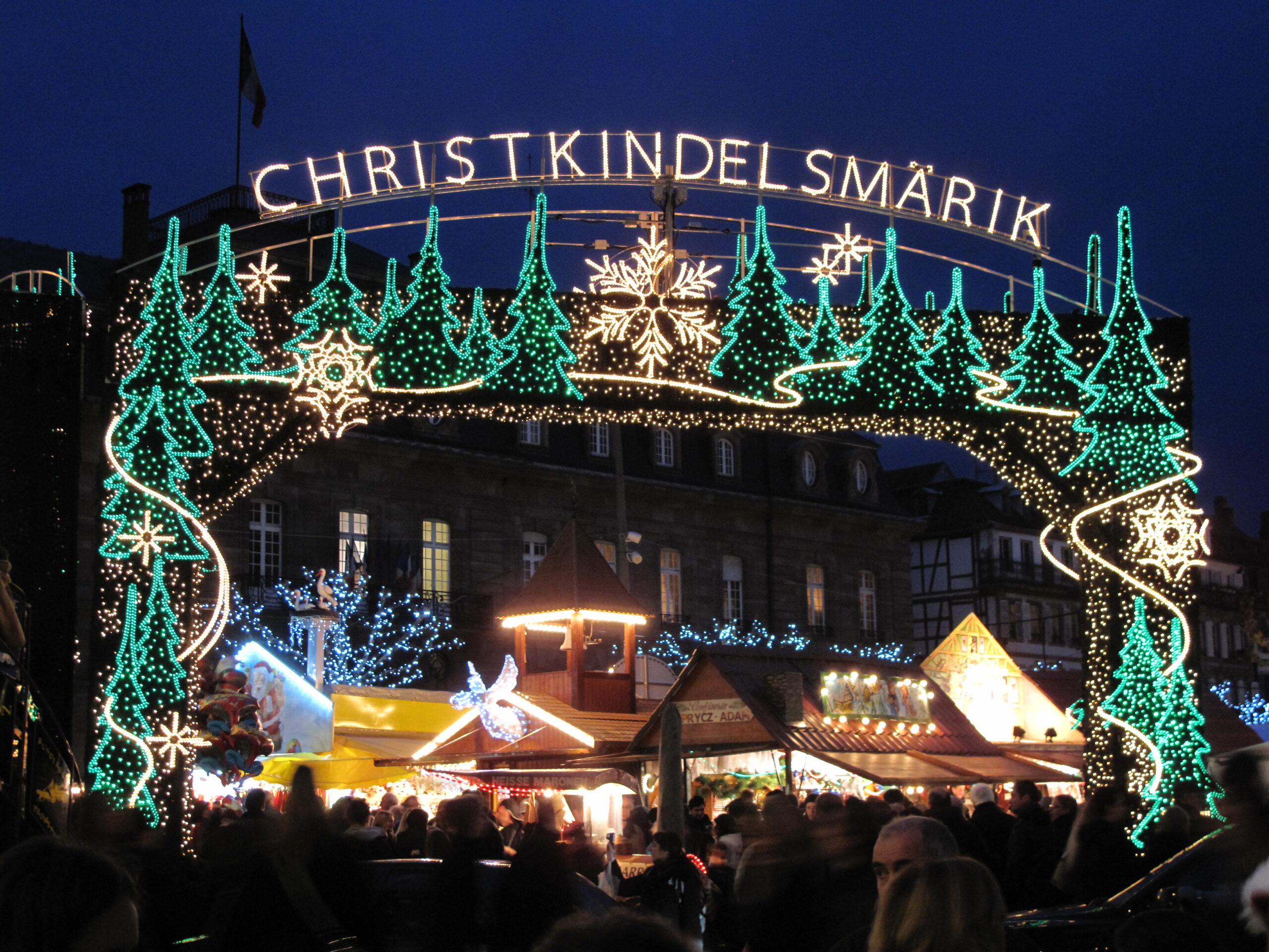 Straßburger Weihnachtsmarkt in Peking