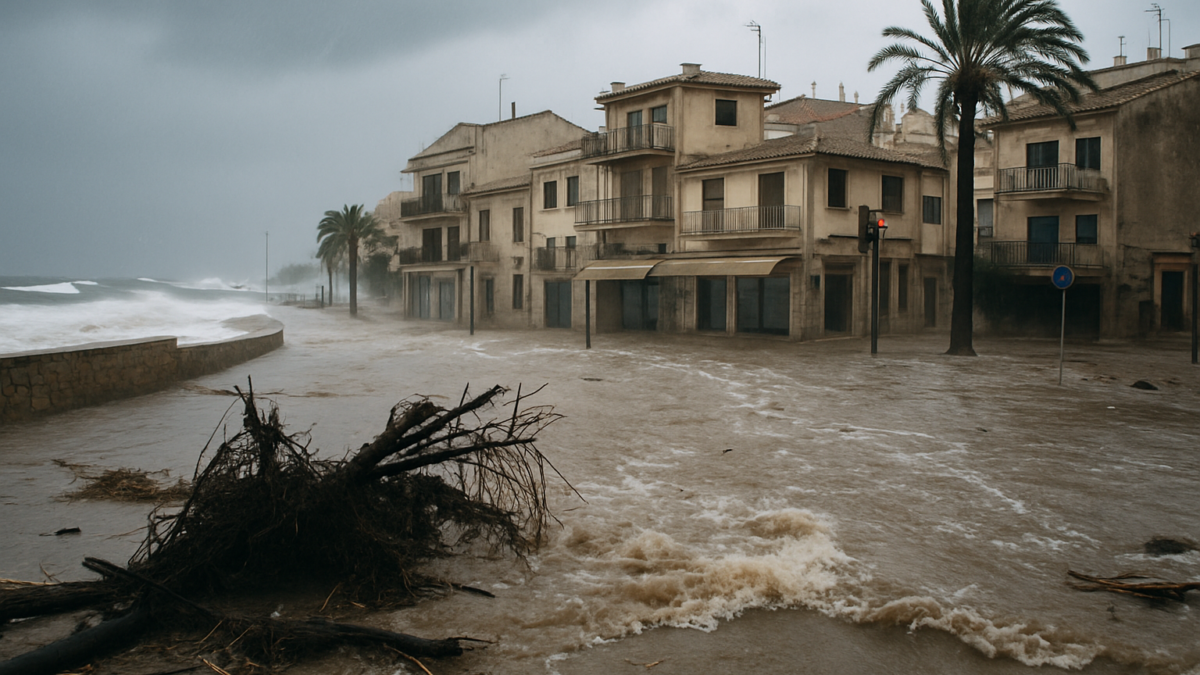 Sturmtief Adam trifft Spanien: Was Pauschalreisende zu Mallorca und Valencia jetzt wissen müssen