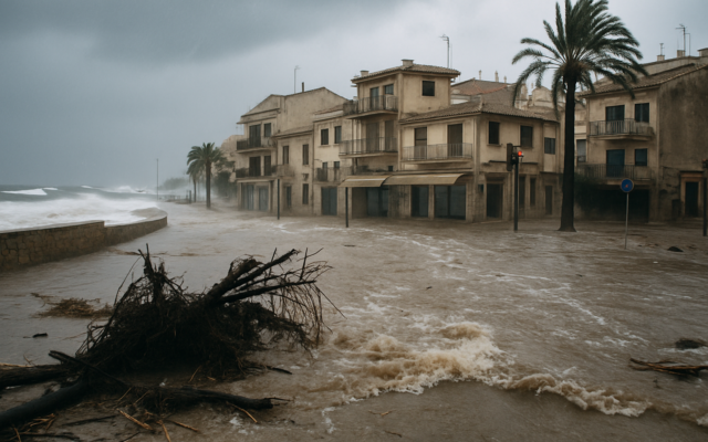 Sturmtief Adam trifft Spanien: Was Pauschalreisende zu Mallorca und Valencia jetzt wissen müssen