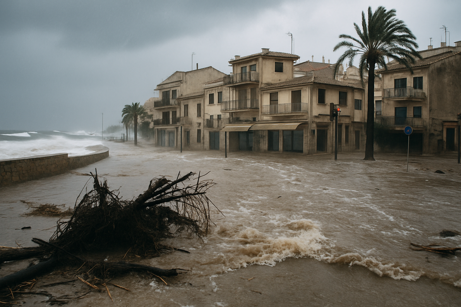 Sturmtief Adam trifft Spanien: Was Pauschalreisende zu Mallorca und Valencia jetzt wissen müssen