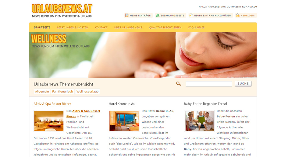 Urlaubsnews.at