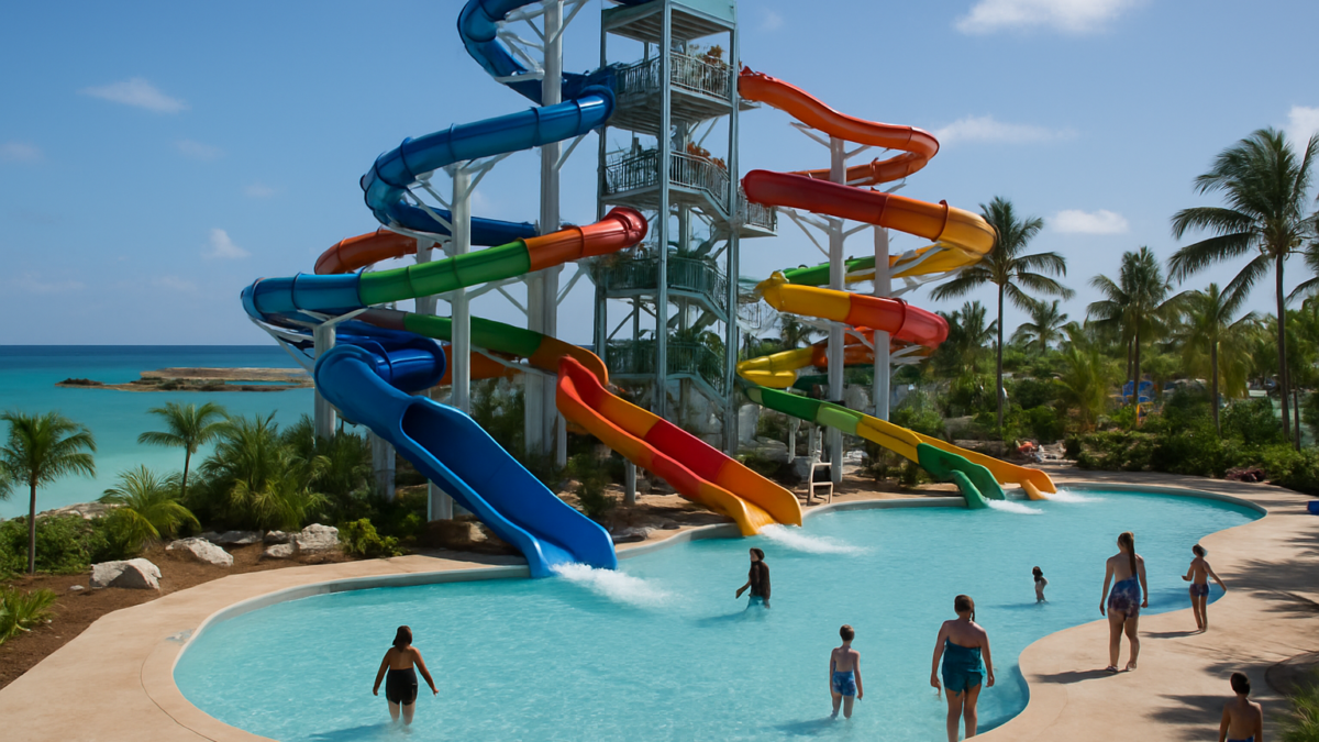 Great Tides Waterpark eröffnet: Karibiks größter Privatinsel-Wasserpark öffnet auf Great Stirrup Cay