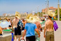 Touristen am Ballermann auf Mallorca